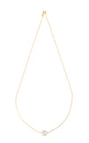 Signature floating pearl necklace - gold