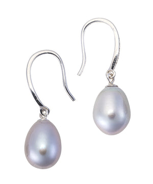 Swarovski and teardrop pearl earrings