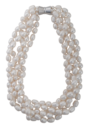 Five Strand Pearl Necklace